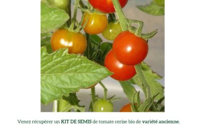 Adoptez une graine de tomate cerise et Tous au compost Samedi 2 avril 14h30 à 18h, Au Potager de la Comédie